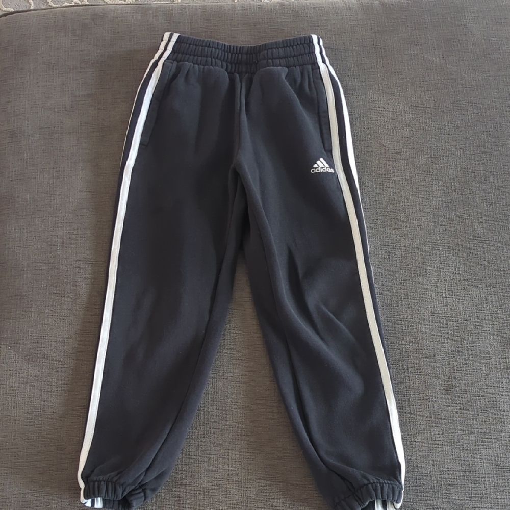 Adidas Kids Black Track Pants
